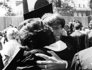 1985 Commencement Hug.jpg