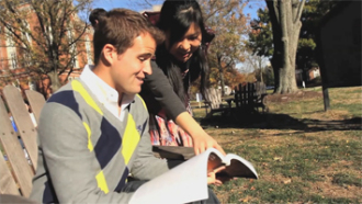 DePauw Monon Spot   Studying East College Lawn