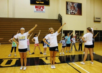 Cheerleaders Plan Camp For Local Youngsters Depauw University